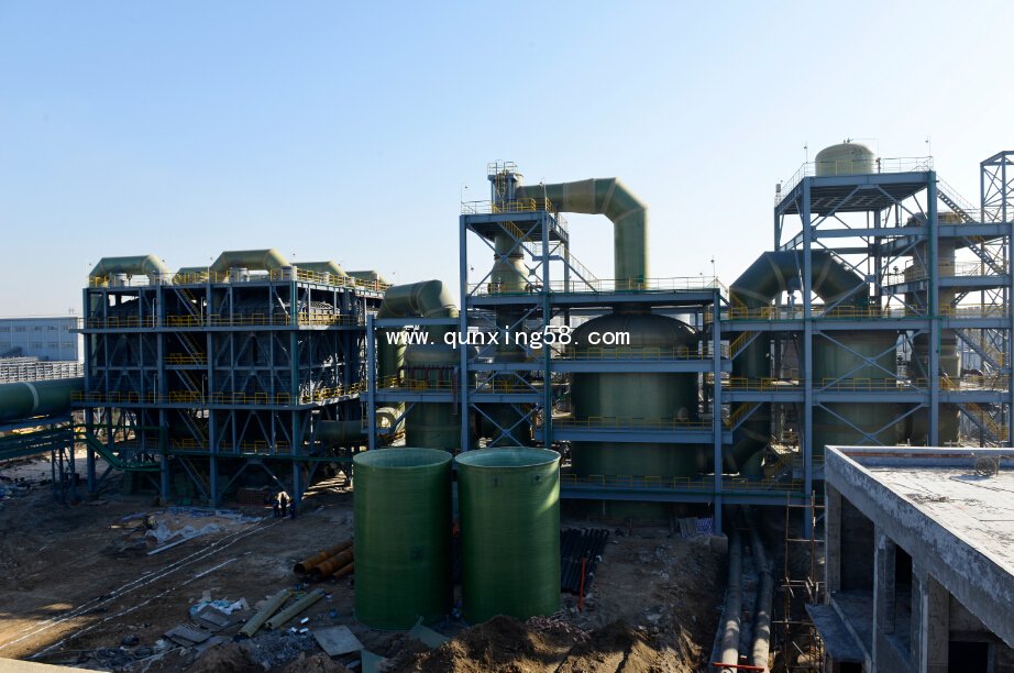 山東方圓集團100萬噸硫酸施工案例